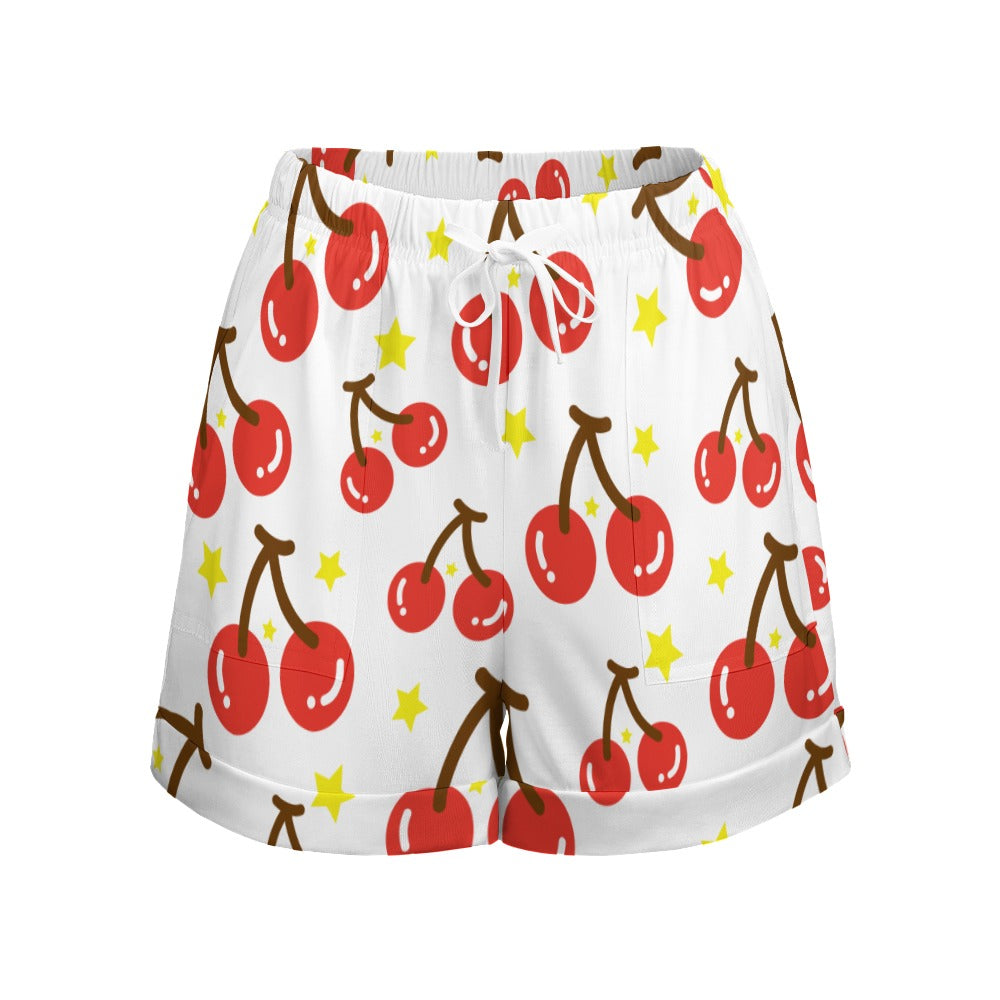 HP High Waist Loose Elastic Waist Shorts