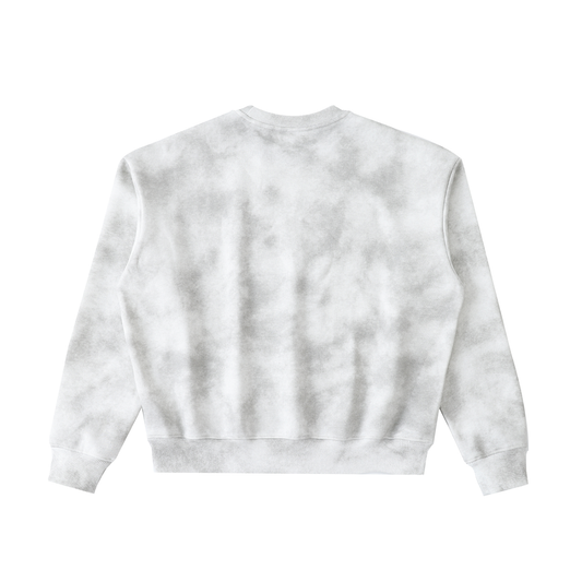 Dirty Washed MF Boxy Fleeced Sweatshirt