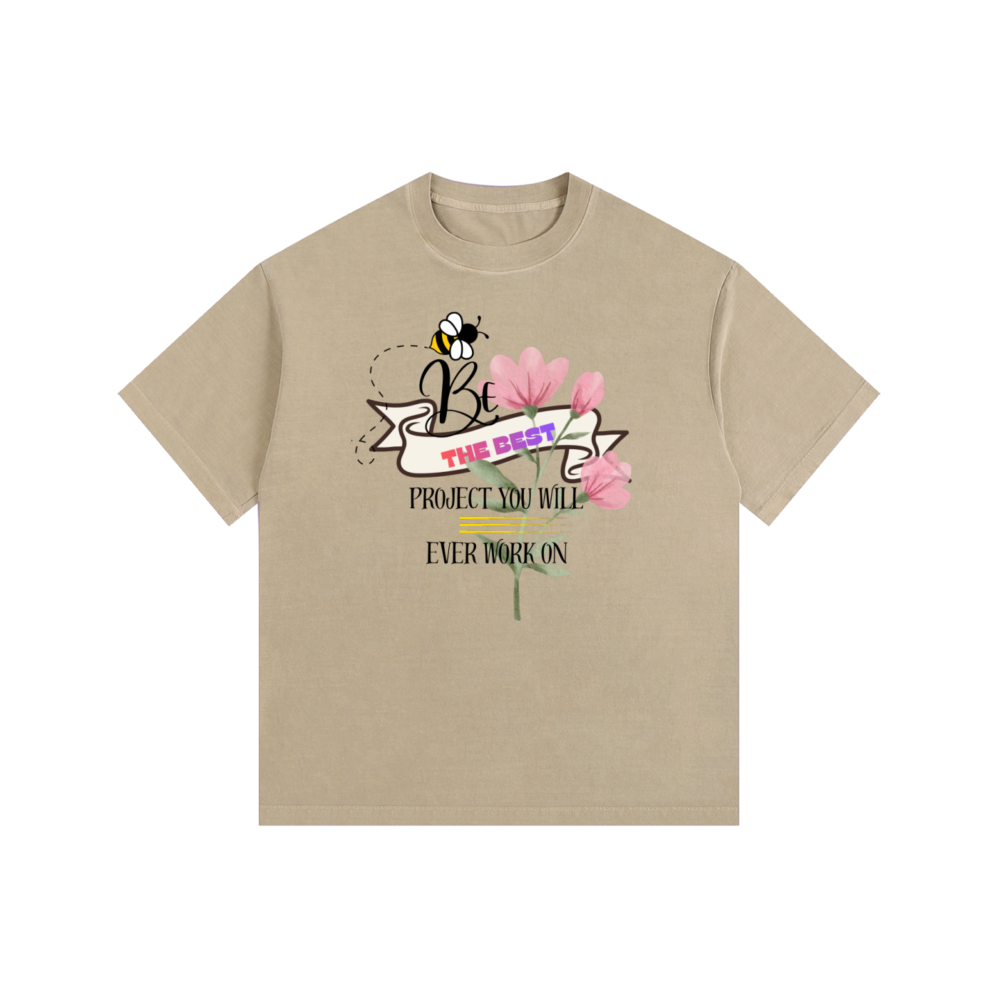 Vintage Washed Oversized Cotton T-Shirt