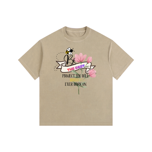 Vintage Washed Oversized Cotton T-Shirt