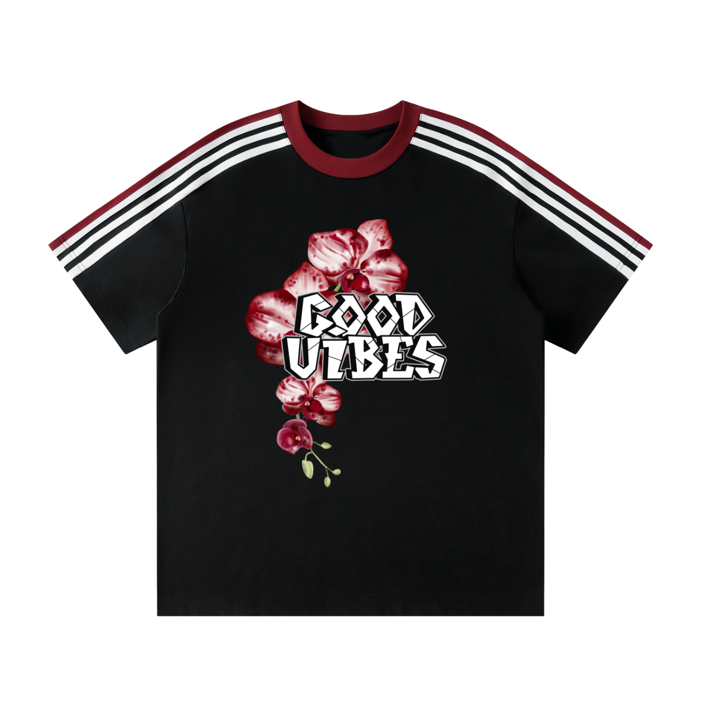 Unisex Colorblock Striped T-Shirt