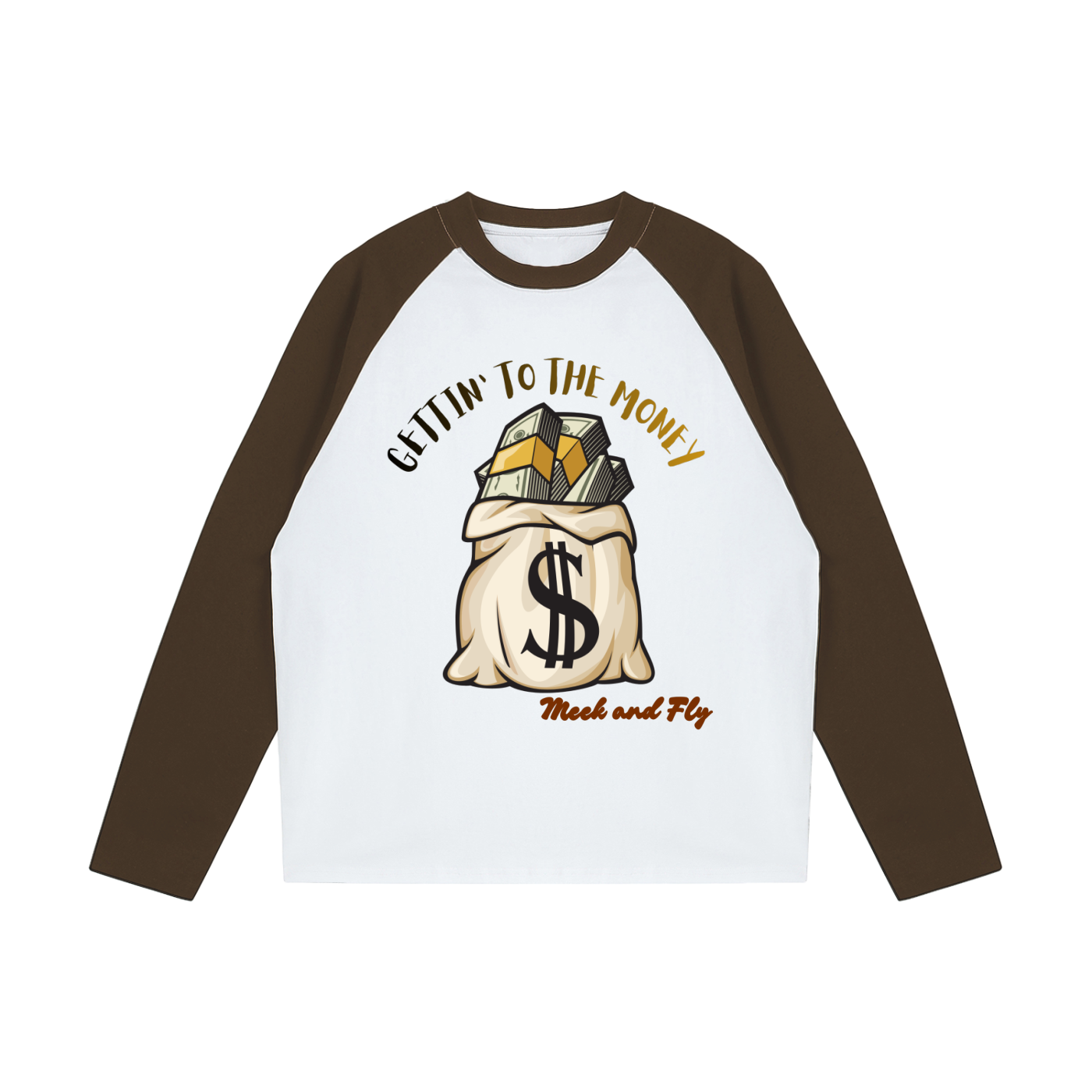 Color-Blocked Raglan Long-Sleeve T-Shirt