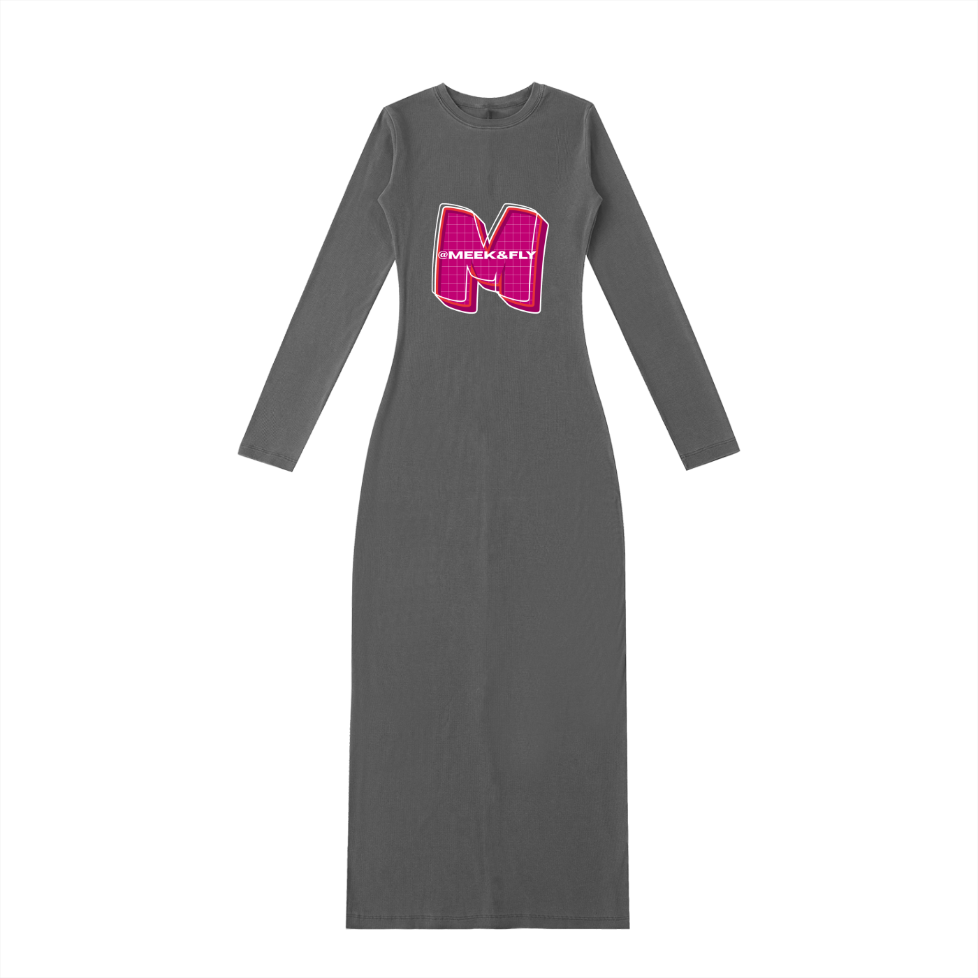 Dyed Washed Slit Maxi Dress