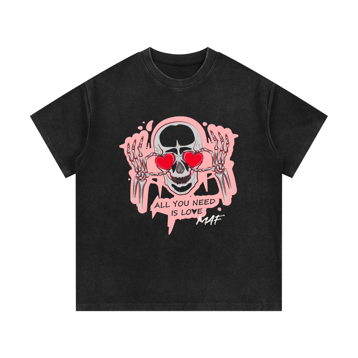 Mineral Wash Waffle Knit T-Shirt