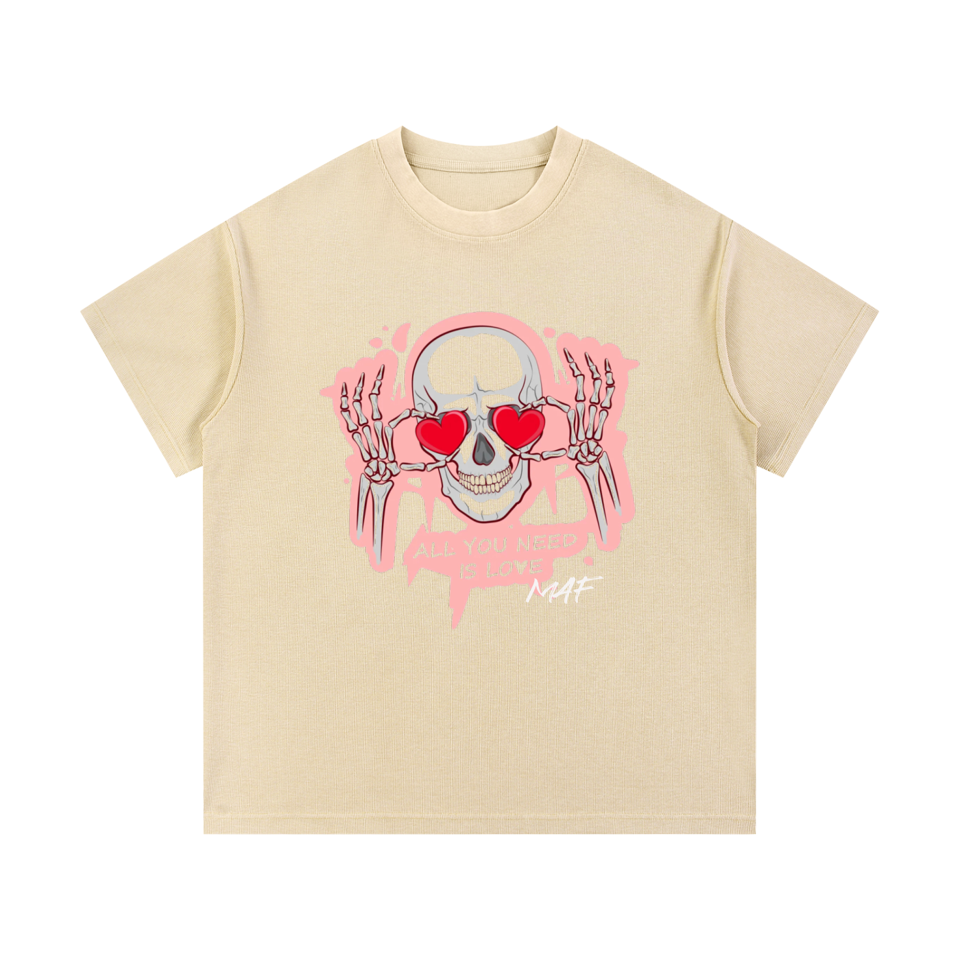 Mineral Wash Waffle Knit T-Shirt