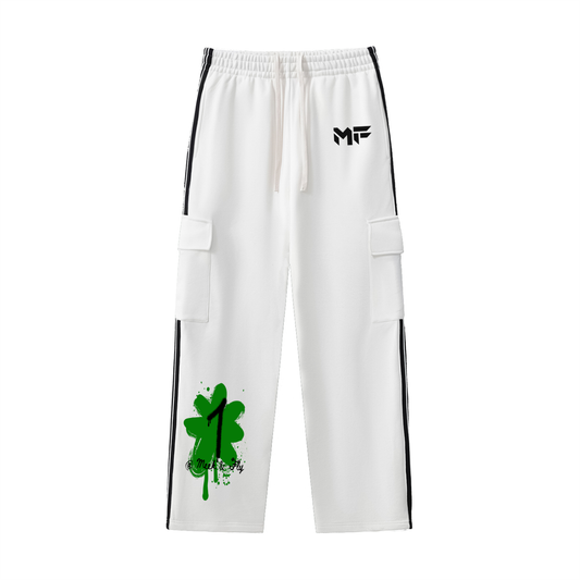 Side Stripe Straight-Leg Pants