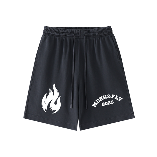 Vintage Wash Cotton Shorts