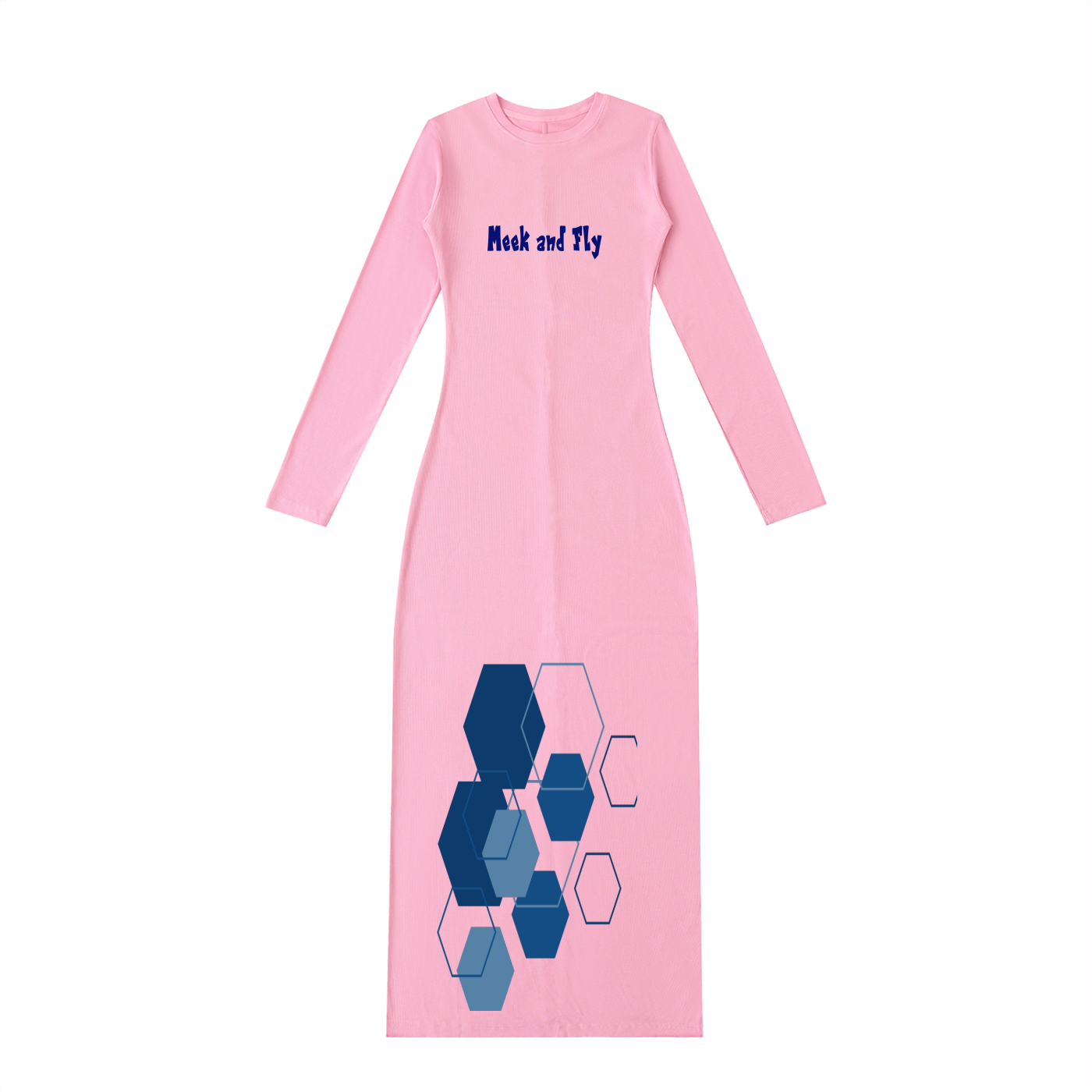 Dyed Washed Slit Maxi Dress