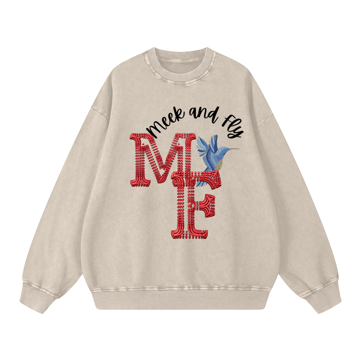 Snow Washed Oversized Sweatshirt