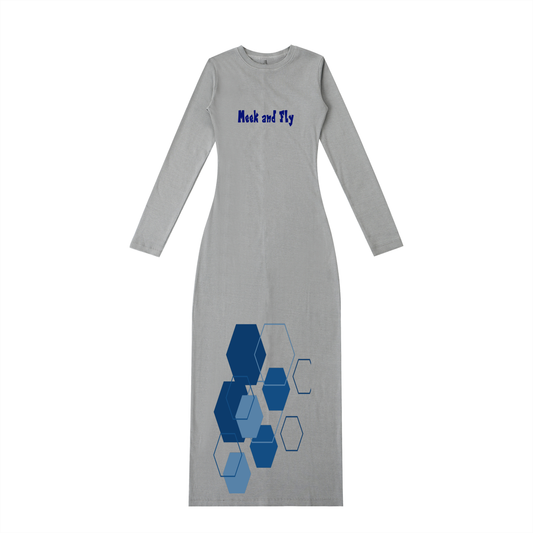 Dyed Washed Slit Maxi Dress