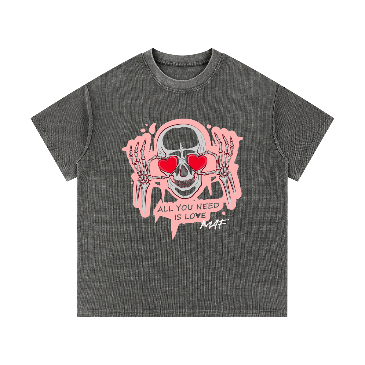 Mineral Wash Waffle Knit T-Shirt