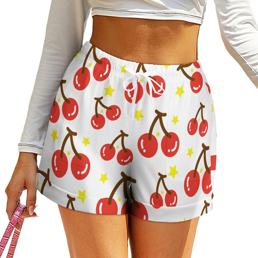 HP High Waist Loose Elastic Waist Shorts
