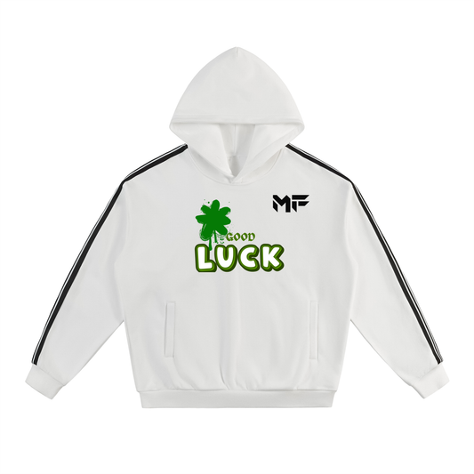 Side Stripe Drop-Shoulder Hoodie